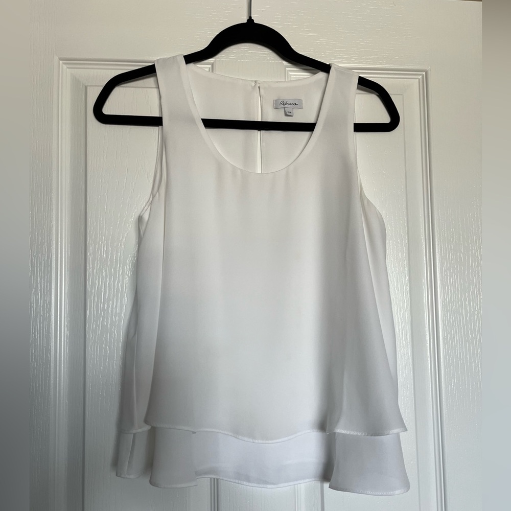 Reitmans White Sleeveless Top